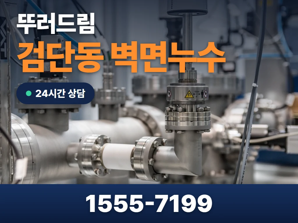 검단동 벽면누수 현장