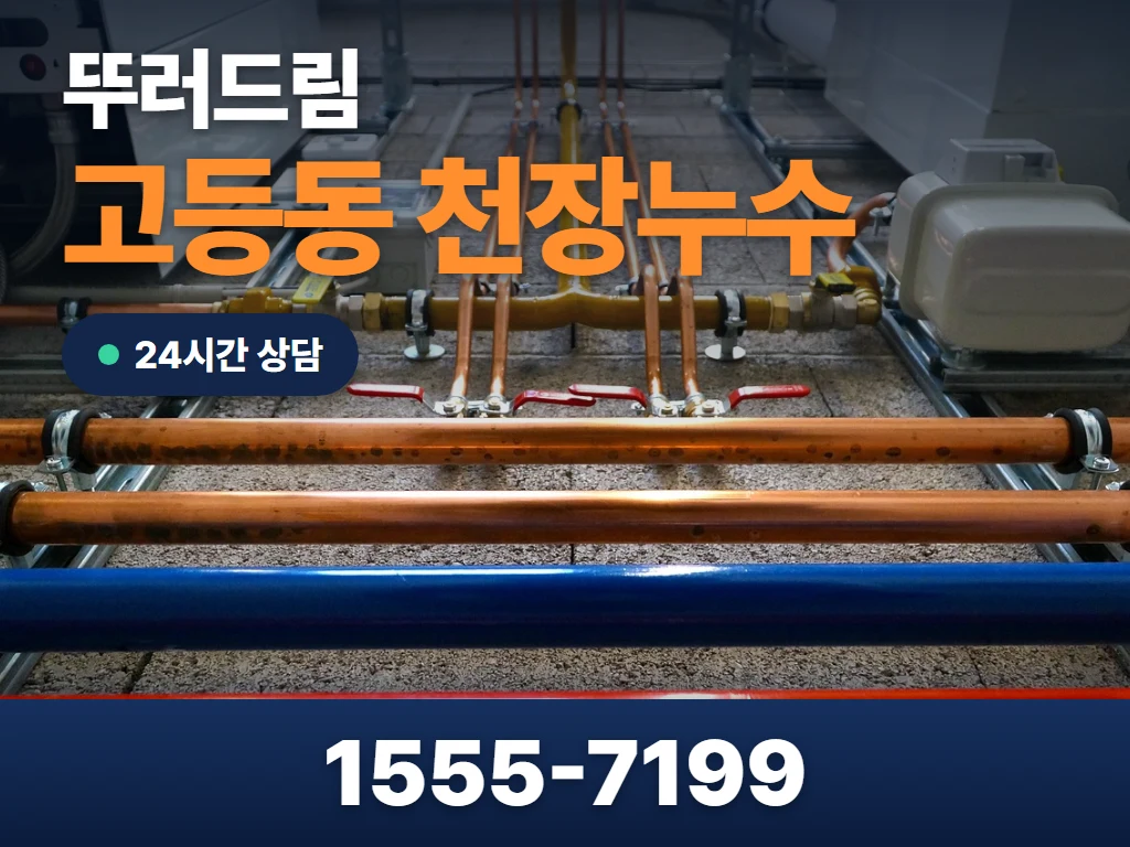 고등동 천장누수 현장