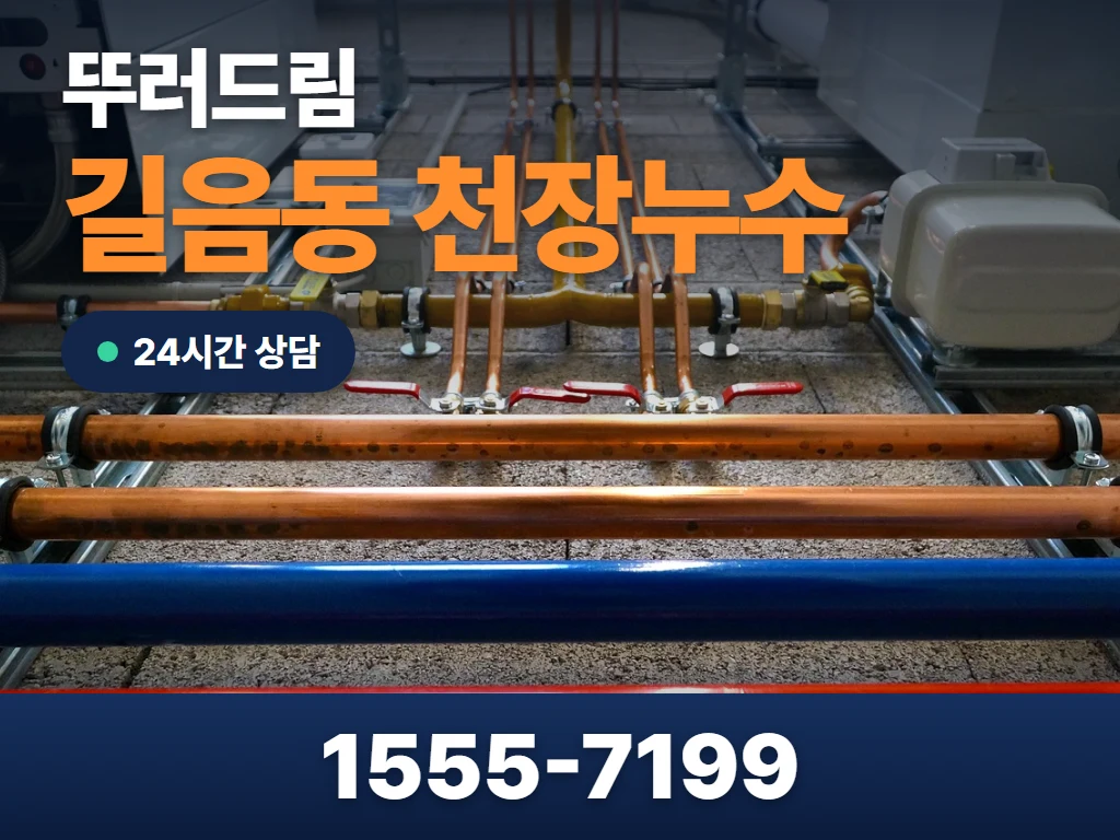 길음동 천장누수 현장