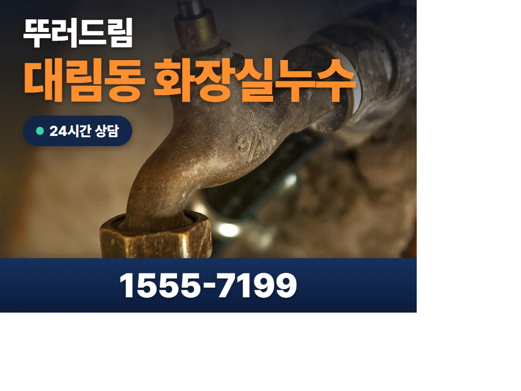 대림동 화장실누수 현장