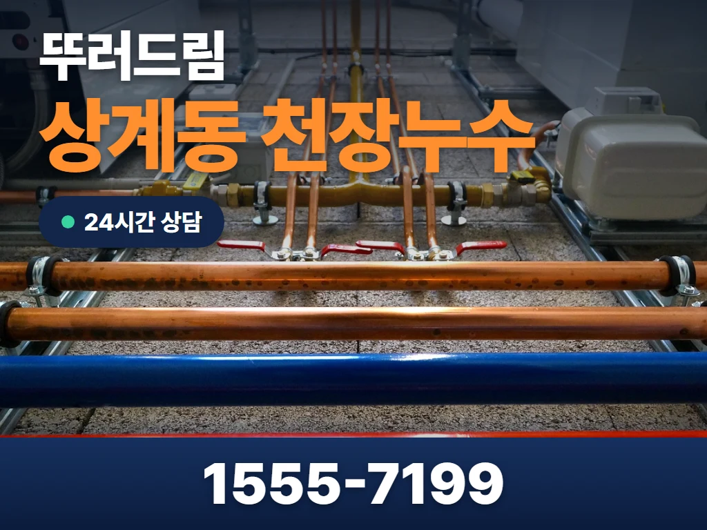 상계동 천장누수 현장