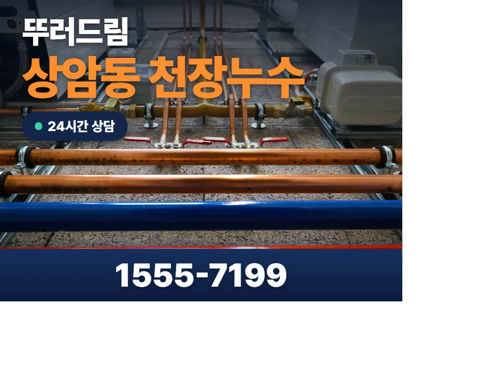 상암동 천장누수 현장