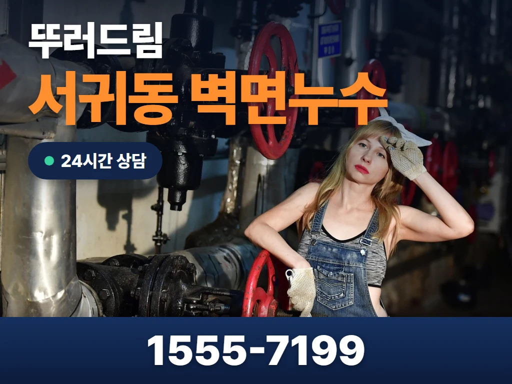 서귀동 벽면누수 현장