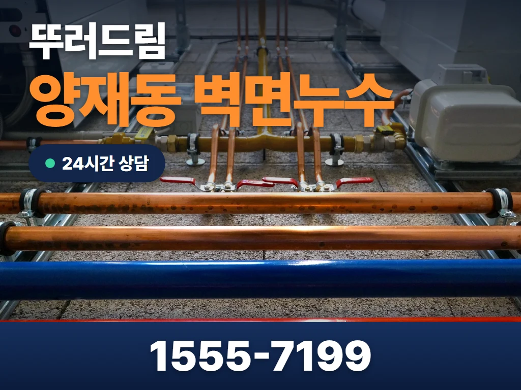 양재동 벽면누수 현장