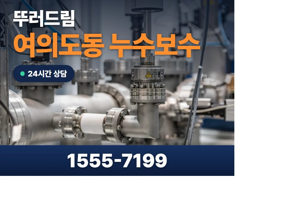 여의도동 누수보수 현장
