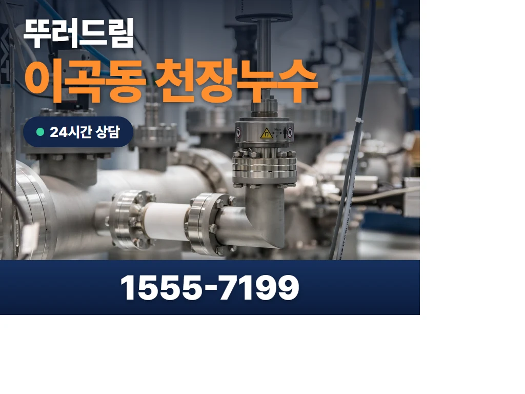 이곡동 천장누수 현장
