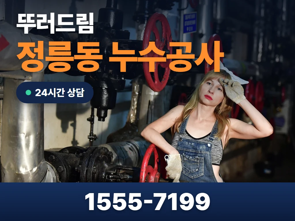 정릉동 누수공사 현장