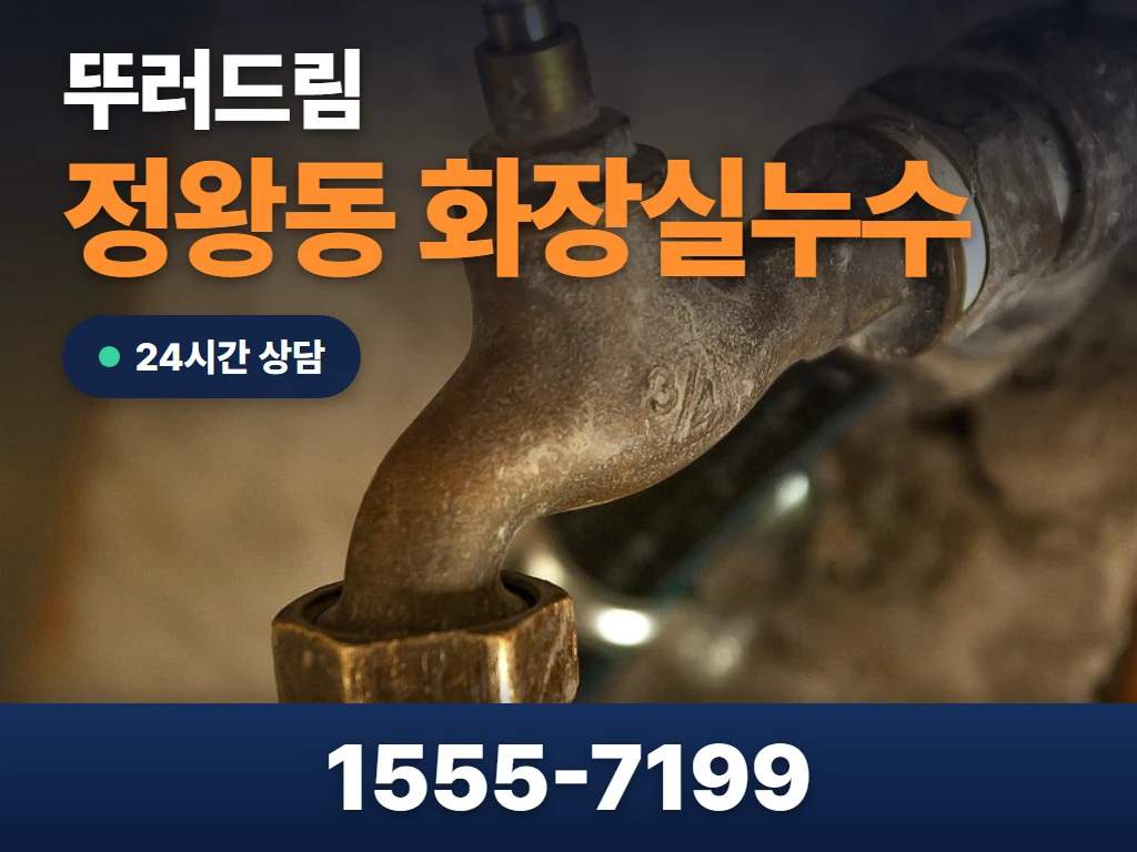 정왕동 화장실누수 현장