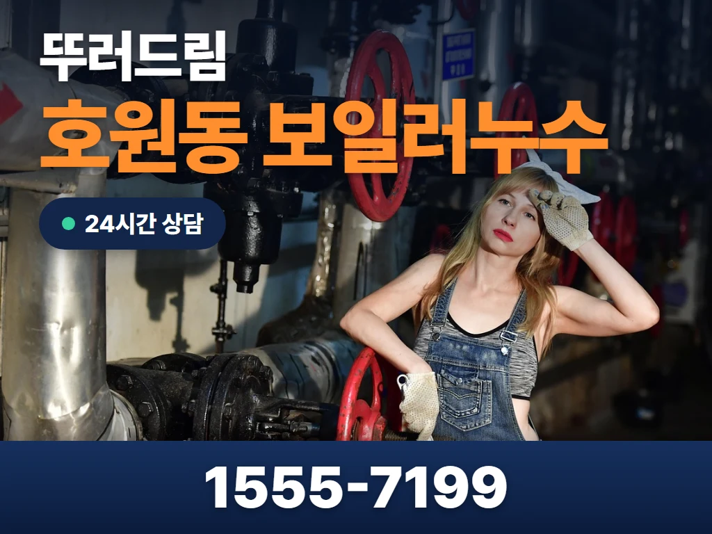 호원동 보일러누수 현장